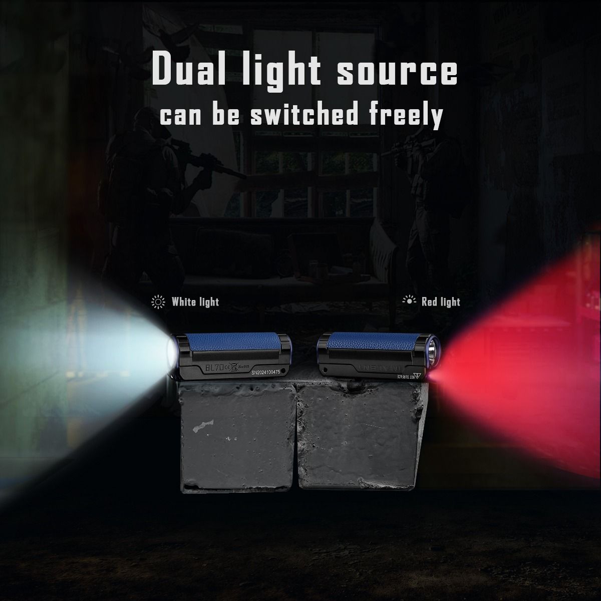 IMALENT BL70 6000 Lumen Type-C wiederaufladbare LED EDC Taschenlampe