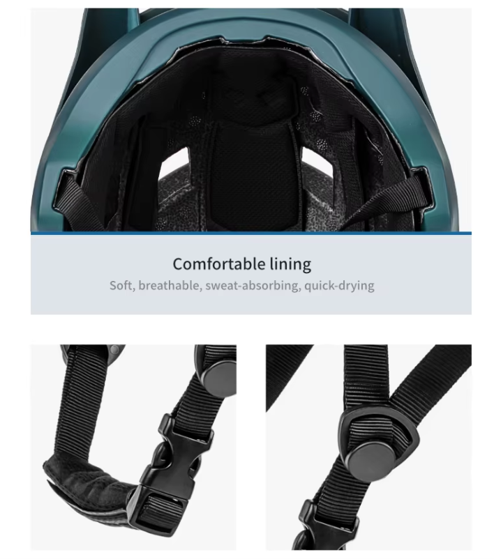 BATFOX Mountainbike-Helm: Leicht, In-Mold-Technologie, verstellbare Größenanpassung für Erwachsene und Jugendliche