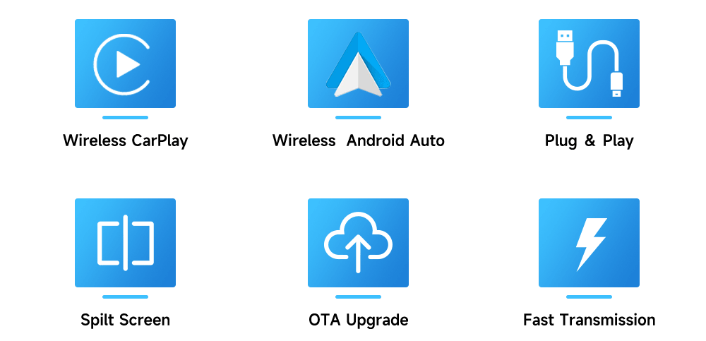 CarlinKit 2air 5.0 Wireless Adapter CarPlay Android Auto Nahtlose Integration plattformübergreifende Kompatibilität