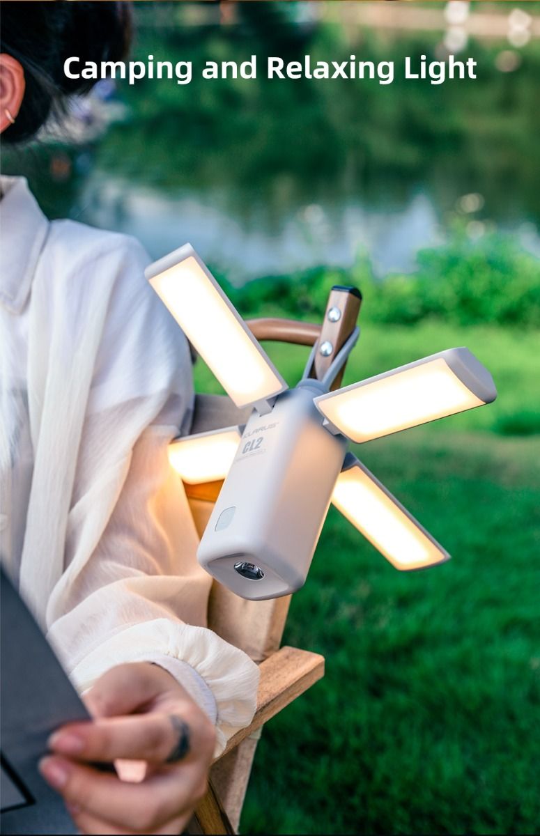 Klarus CL2 750 Lumen Freifaltendes Campinglicht Tragbare Augenschonende Vielseitige Lampe mit 7 Lichtmodi