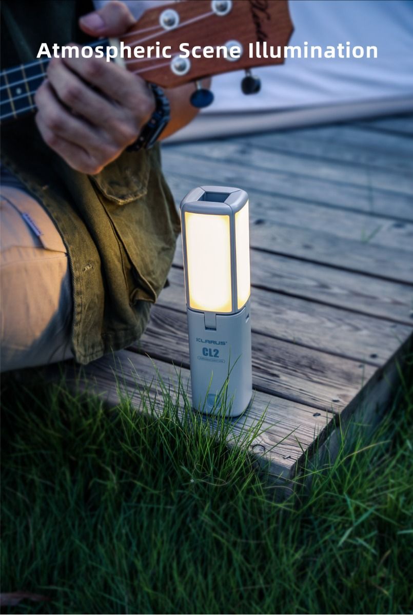 Klarus CL2 750 Lumen Freifaltendes Campinglicht Tragbare Augenschonende Vielseitige Lampe mit 7 Lichtmodi