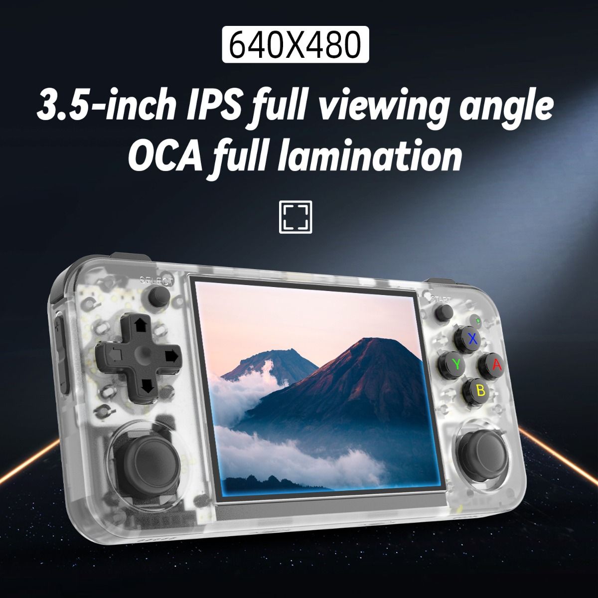 Anbernic RG35XX H Handheld-Konsole mit 5000 klassischen Spielen, IPS-Display, kabelloser Controller, Retro-Gaming