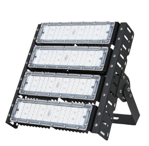 LED-Modul-Tunnelleuchte, Außenbereich wasserdicht, Hochmast-Stadionleuchte 200W, Hochleistungs-Engineering-Modul-Flutlicht