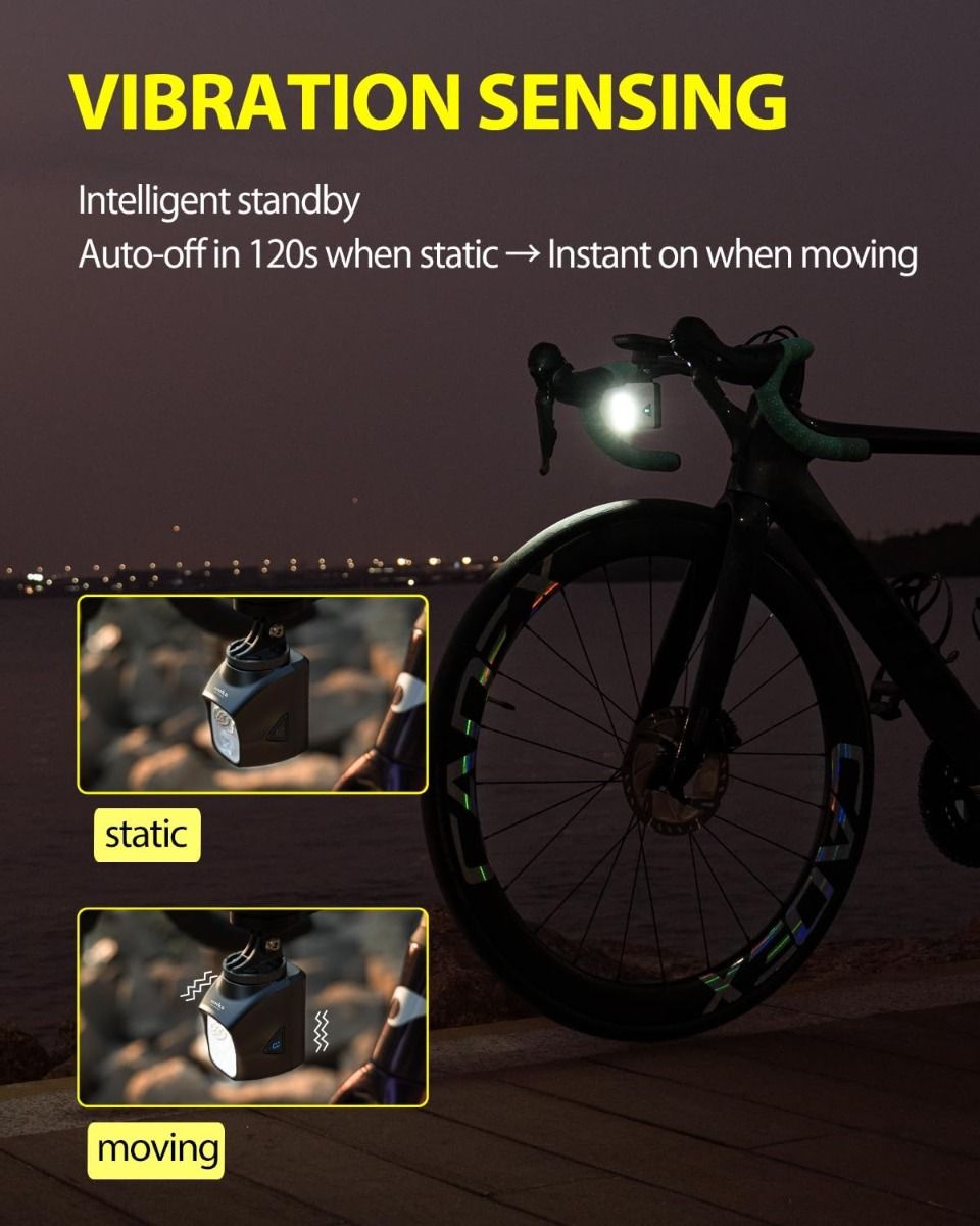 TOWILD DLite 1700 USB wiederaufladbarer Fahrradscheinwerfer 1900 Lumen wasserdichter Frontscheinwerfer DL1700 Fahrradlichter