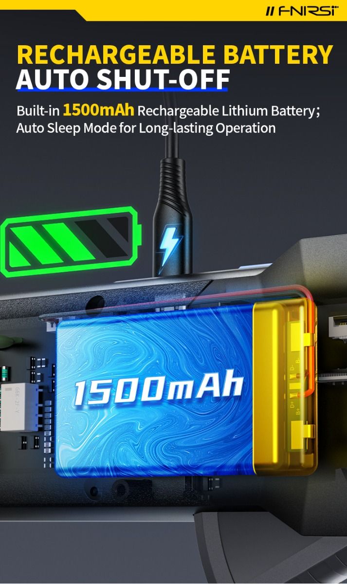 FNIRSI DMC-100 Zangenmultimeter Vollautomatisch Intelligent Hochpräzise Zangenmessgerät Amperemeter Universalmessgerät, misst NCV, AC/DC Spannung Strom, Durchgang Kapazität Diode Widerstand, Temperatur