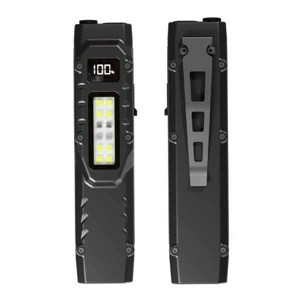 NiteBeam EDC29 LED Taschenlampe Aluminiumlegierung Ultra-dünne EDC Wiederaufladbare LED Taschenlampe Tragbares COB Arbeitslicht