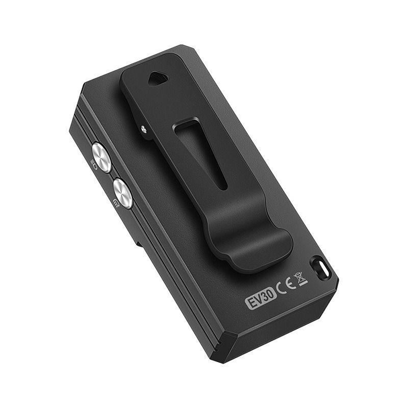 EV30 Mini LED EDC Taschenlampe mit 365nm UV-Licht, 550 Lumen, USB-C wiederaufladbare Taschenlampe für den Schlüsselbund