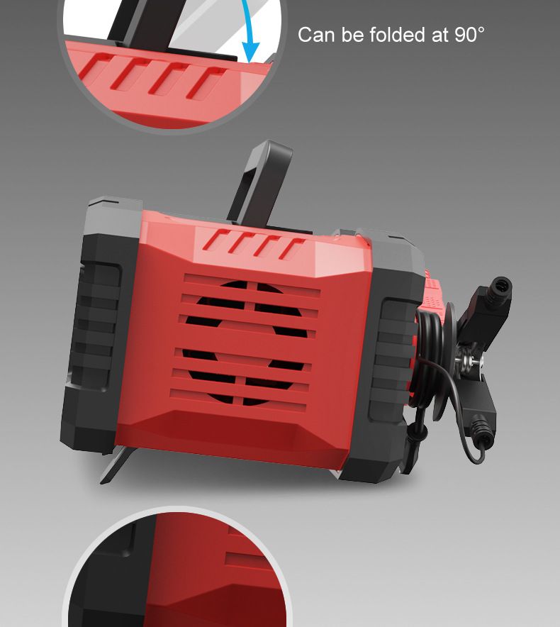 FOXSUR 20A Tragbares Autobatterieladegerät 12V 24V für Motorrad, LKW, AGM, LiFePO4, Blei-Säure-Batterie Wartung