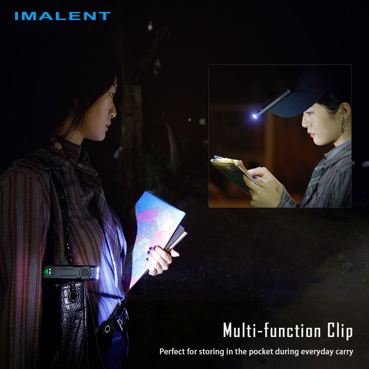 IMALENT GR35 2800 Lumen LED-EDC-Taschenlampe (Rot)