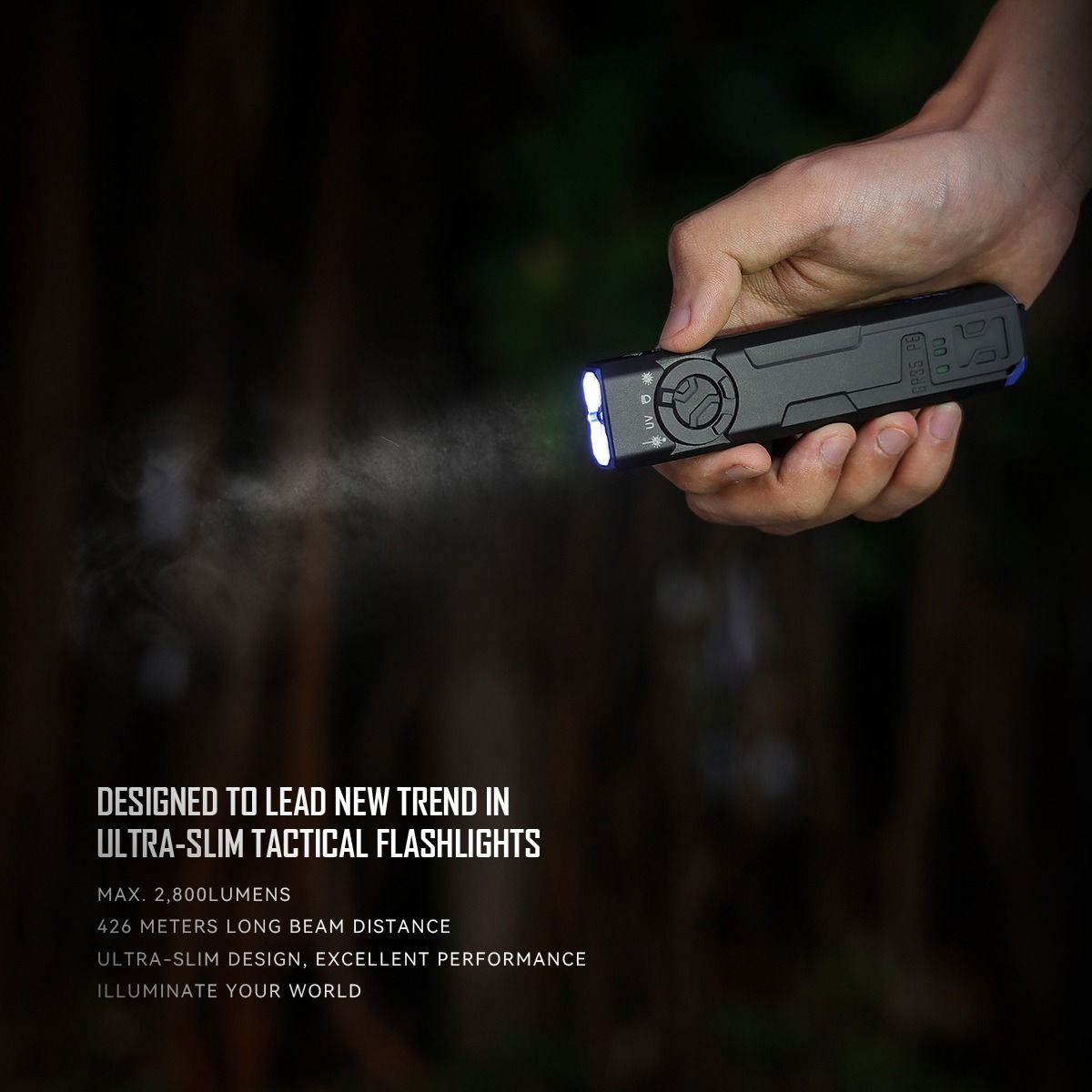 IMALENT GR35 2800 Lumen LED EDC Taschenlampe (Grün)