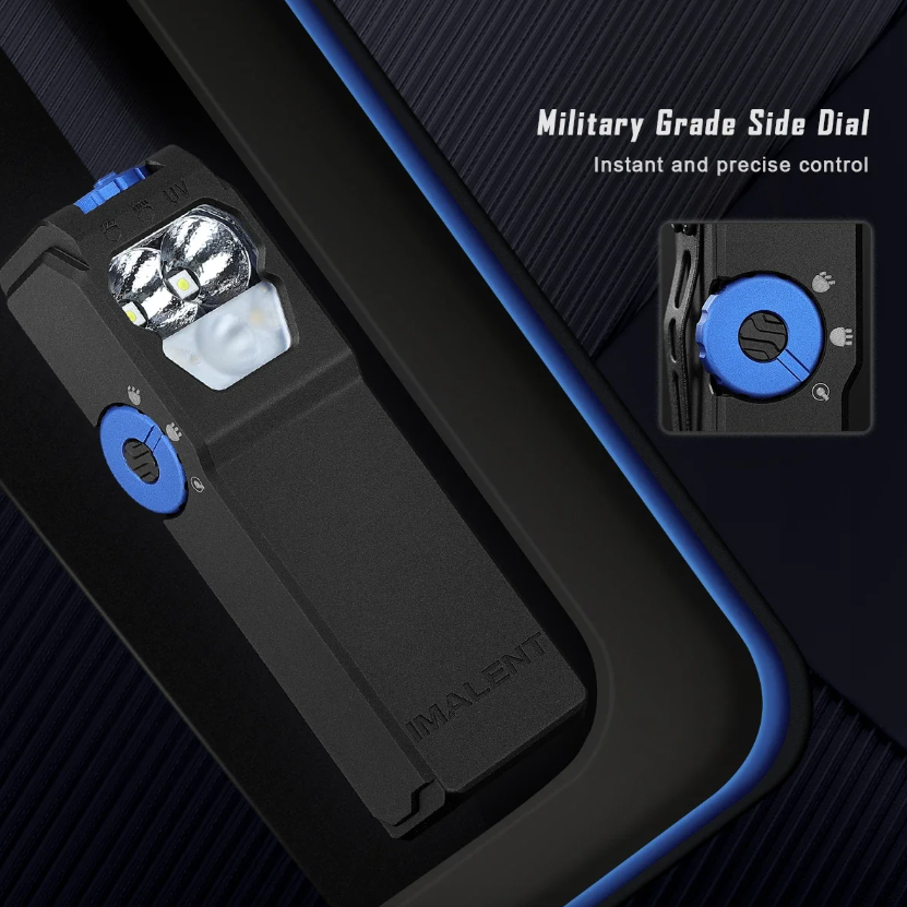 IMALENT GR36 EDC 2800 Lumen Type-C wiederaufladbar magnetisch superhell Clip-on LED-Taschenlampe