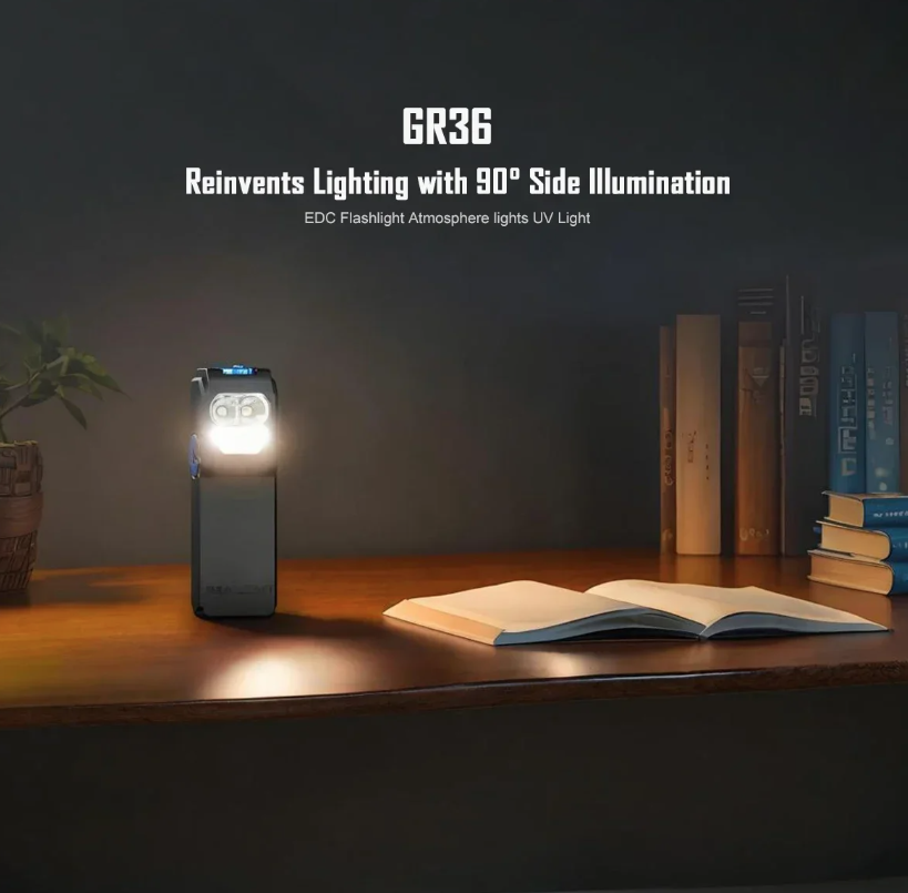 IMALENT GR36 EDC 2800 Lumen Type-C wiederaufladbar magnetisch superhell Clip-on LED-Taschenlampe