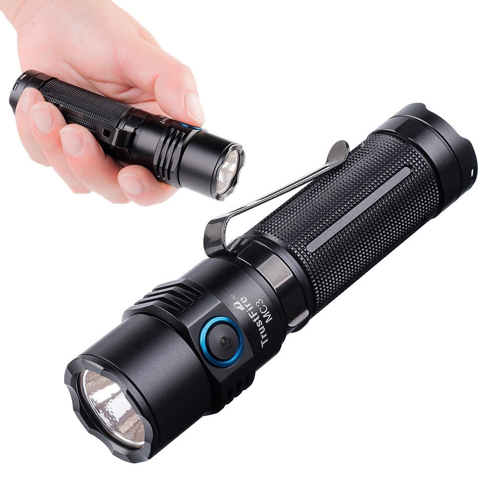 TrustFire MC3 XHP50 LED Taschenlampe 2500 Lumen USB magnetisches Laden IP68 wasserdicht kompaktes und leistungsstarkes Licht