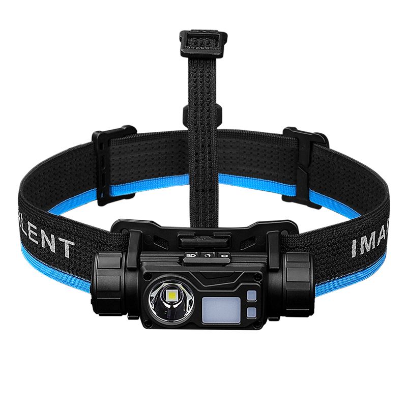 IMALENT HT50 LED Adventure-Stirnlampe, doppelte Lichtquellen, wiederaufladbar, leichtes Design, hohe Lumenleistung