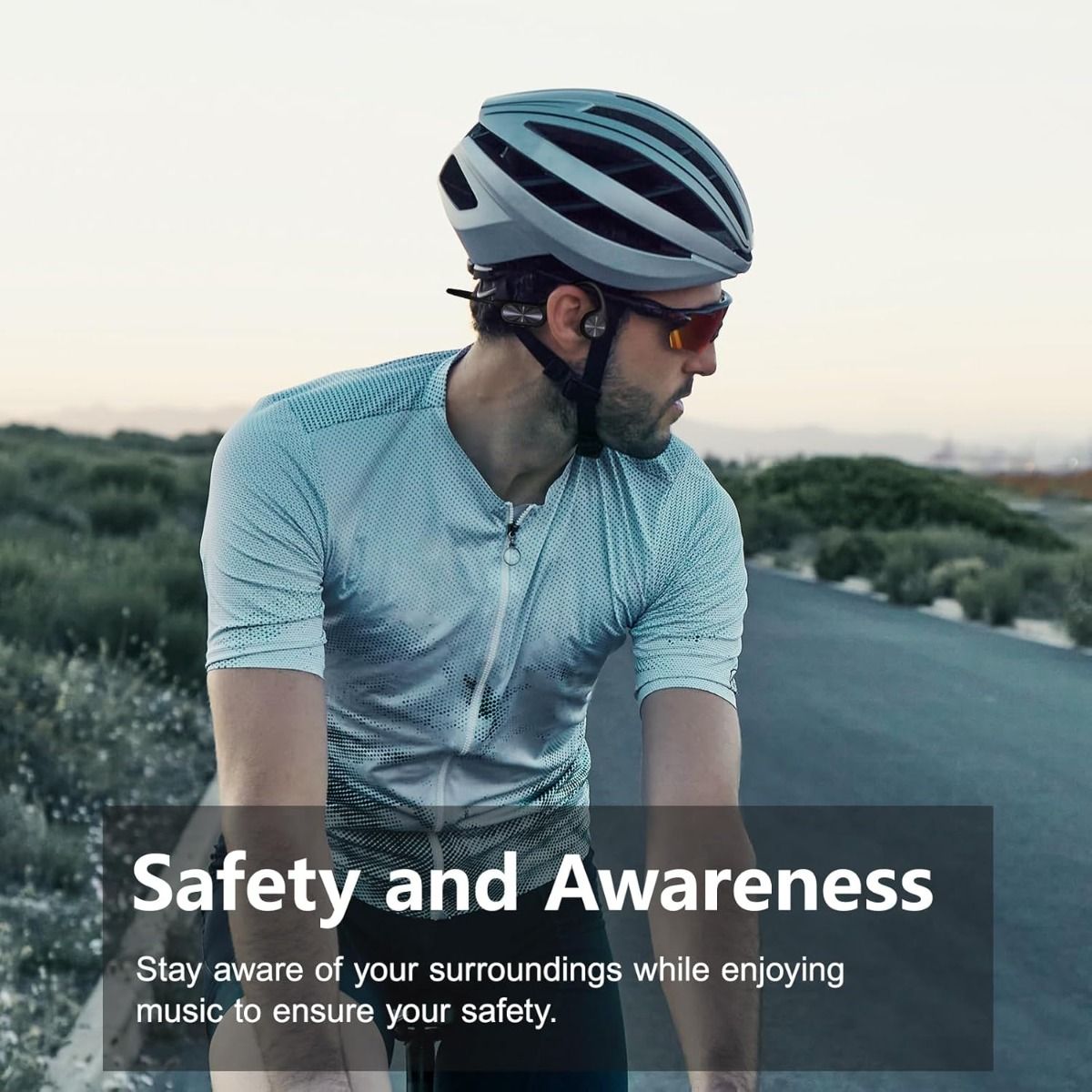 Swimming Bone Conduction Headphones, IPX8 Waterproof, Bluetooth 5.4, 32GB Memory