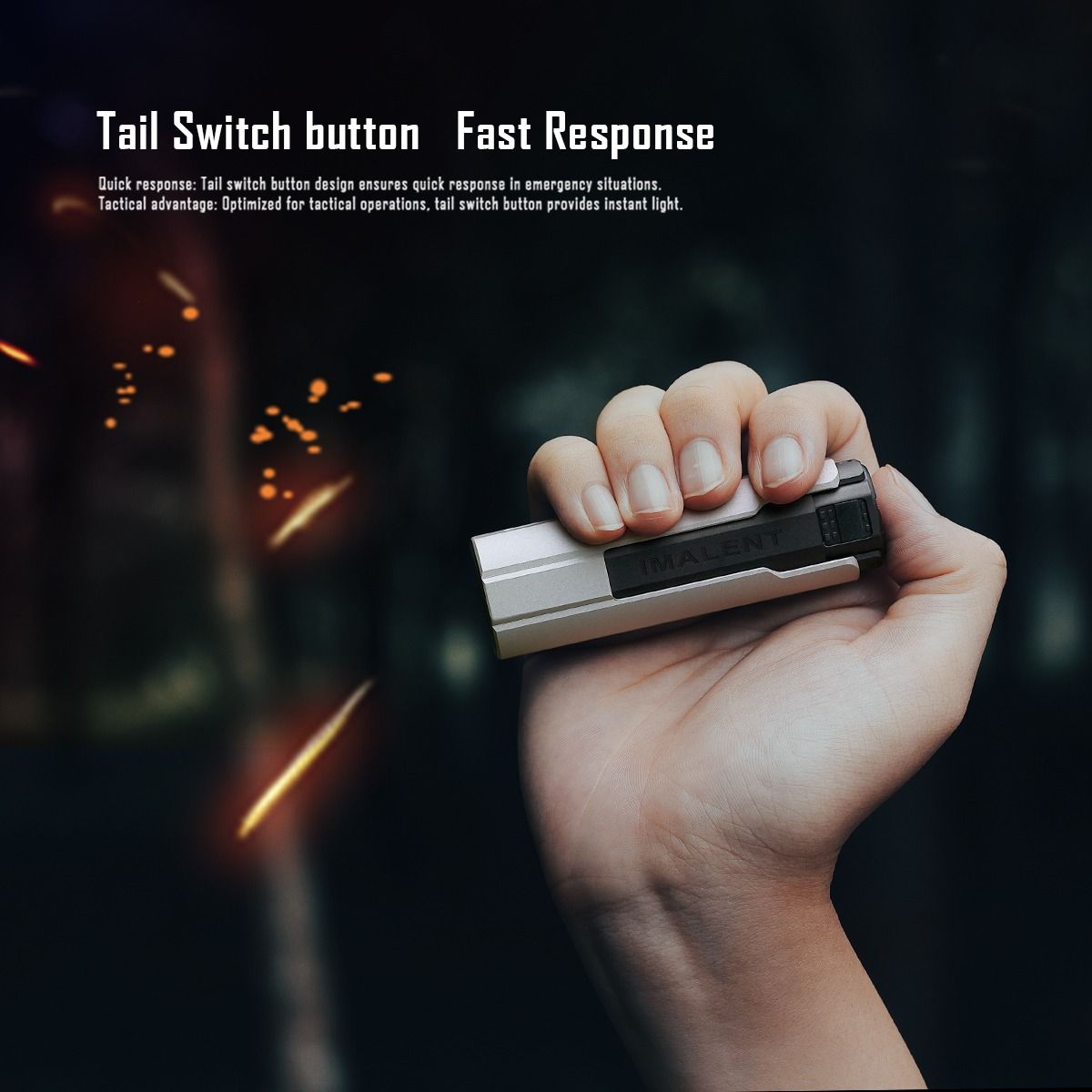 IMALENT LD35 1200 Lumen LED Type-C wiederaufladbare EDC Taschenlampe