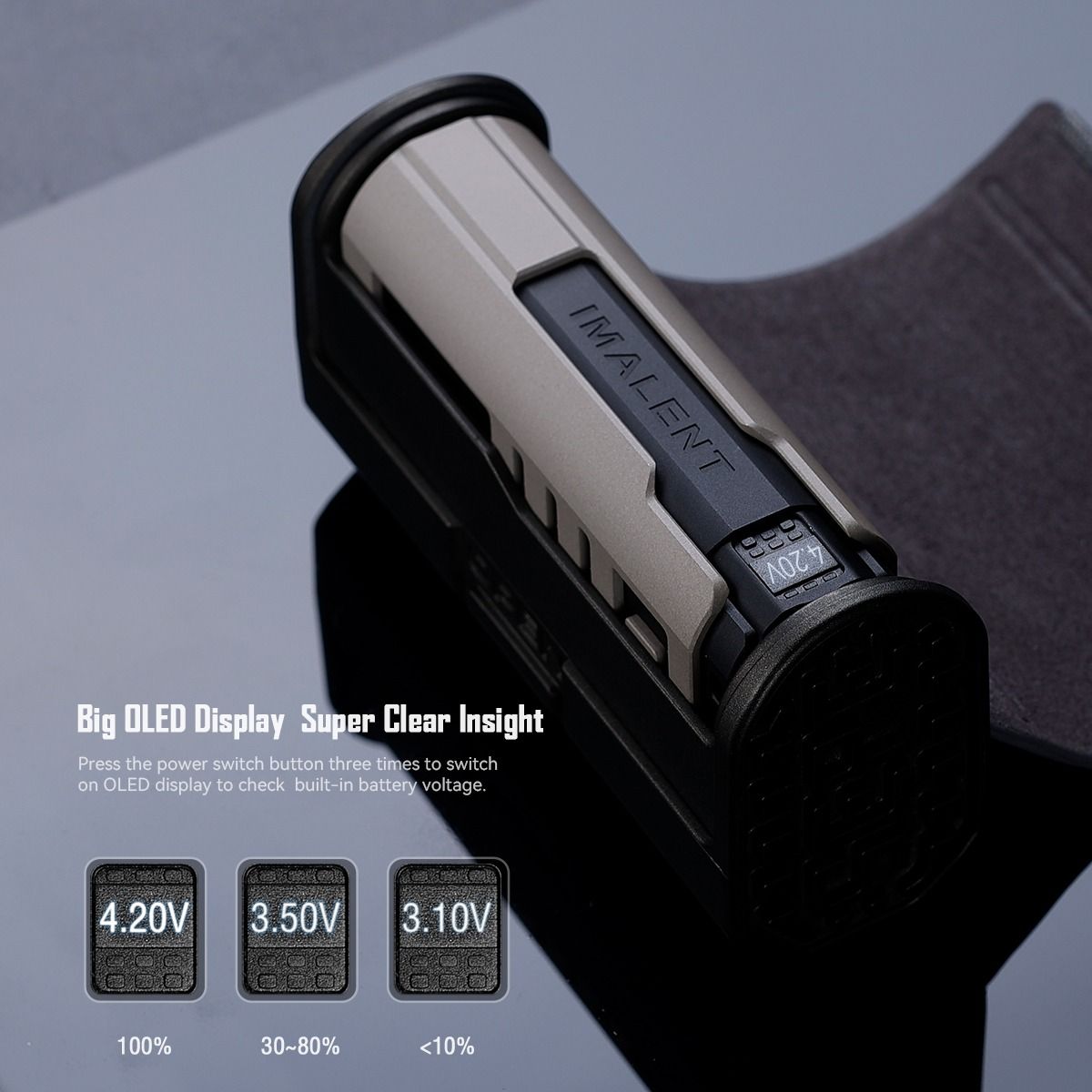 IMALENT LD35 1200 Lumen LED Type-C wiederaufladbare EDC Taschenlampe