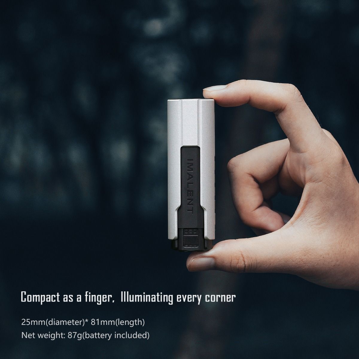 IMALENT LD35 1200 Lumen LED Type-C wiederaufladbare EDC Taschenlampe