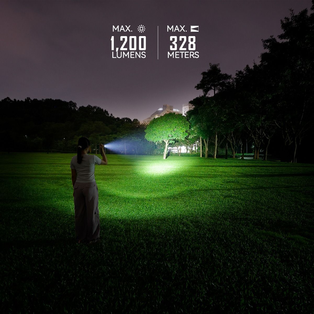 IMALENT LD35 1200 Lumen LED Type-C wiederaufladbare EDC Taschenlampe