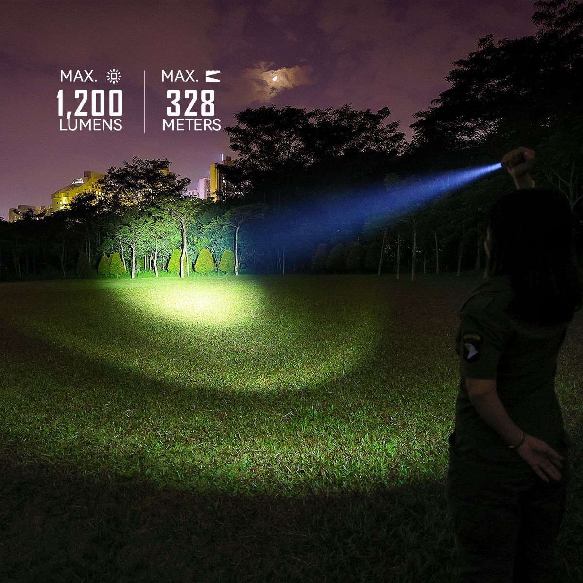 IMALENT LD35 1200 Lumen LED Type-C wiederaufladbare EDC Taschenlampe