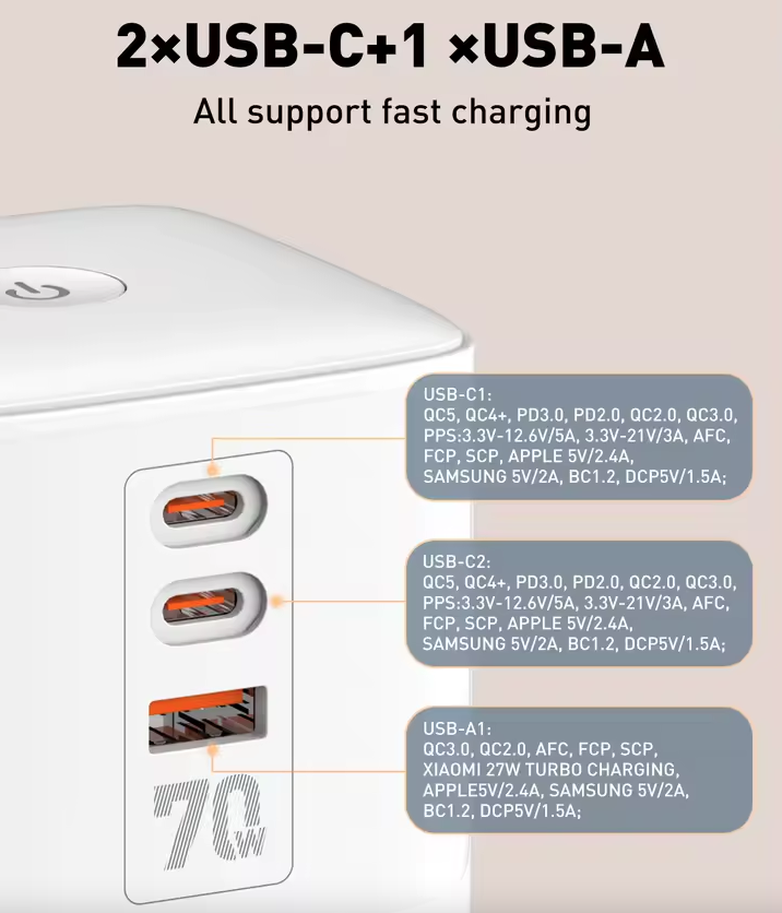 LDNIO Tower Mehrfachsteckdosen-Würfel, 4 Steckdosen, 70W Ladeanschlüsse, Netzfilter, UK/US/EU-Steckertyp zu Universaladapter