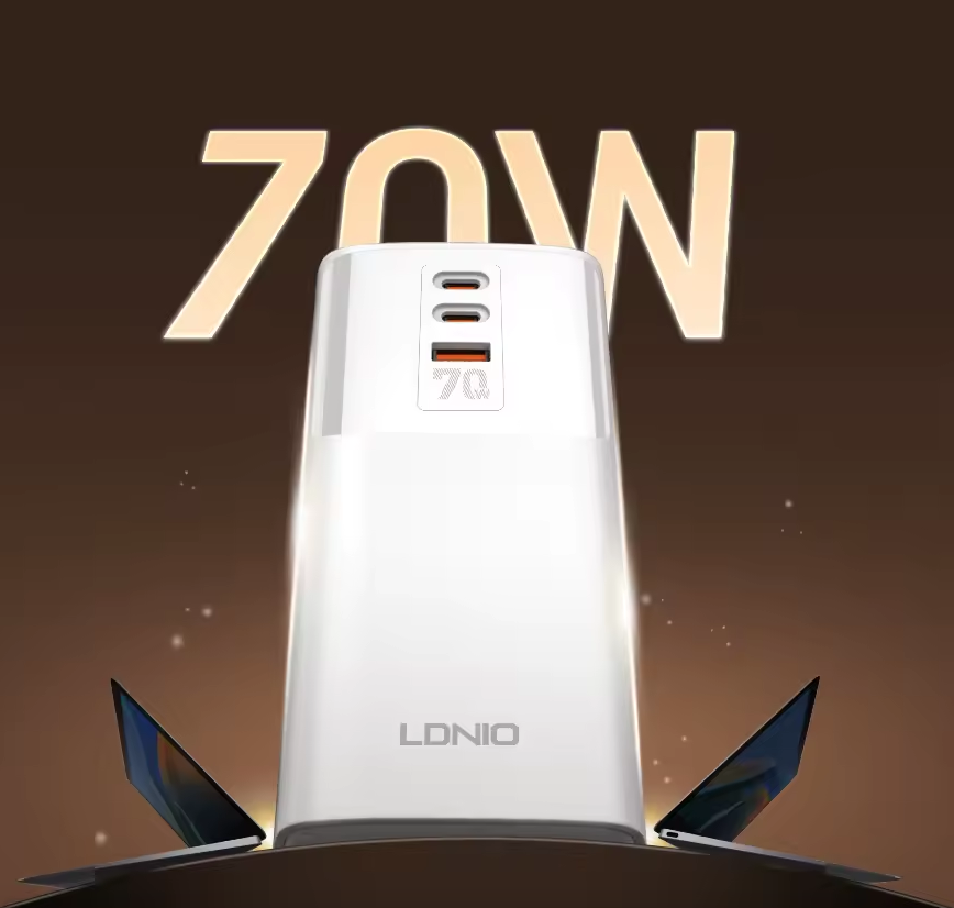 LDNIO Tower Mehrfachsteckdosen-Würfel, 4 Steckdosen, 70W Ladeanschlüsse, Netzfilter, UK/US/EU-Steckertyp zu Universaladapter