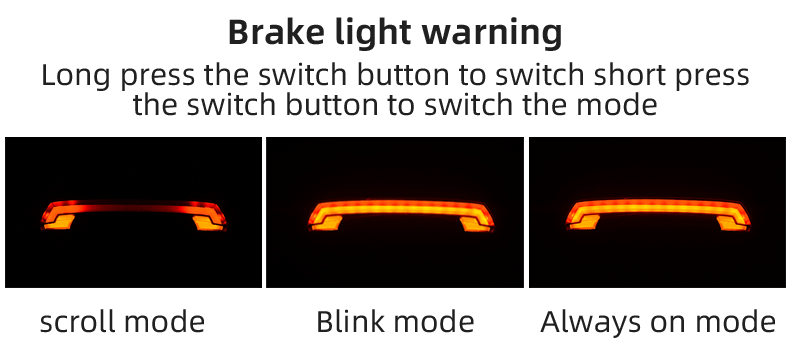 ROCKBROS LKWD-R1 Fahrradlicht Smart USB LED mit kabelloser Fernbedienung Blinkersignal Laserprojektor für Fahrradsicherheit