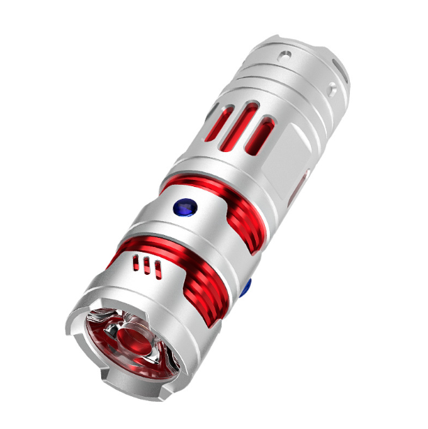Tragbare Mini-EDC-Taschenlampe, USB-wiederaufladbare Taschenlampe, Schlüsselanhänger-Taschenlampen