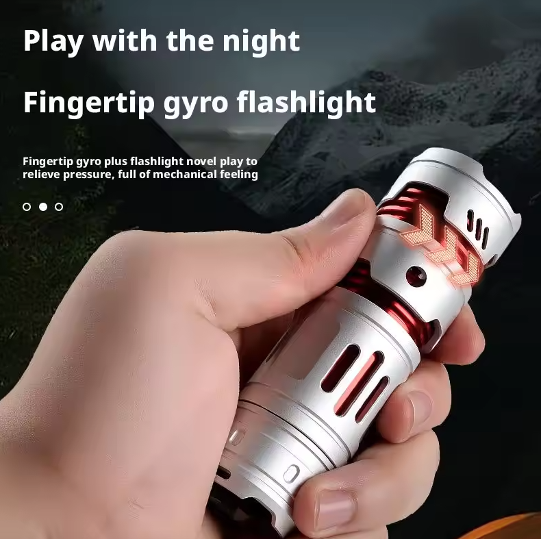 Tragbare Mini-EDC-Taschenlampe, USB-wiederaufladbare Taschenlampe, Schlüsselanhänger-Taschenlampen