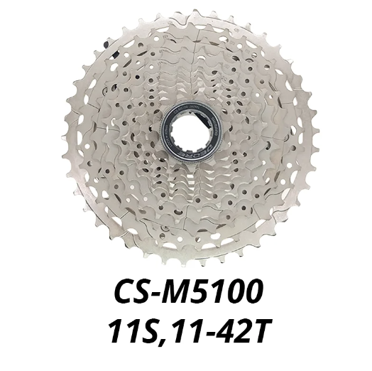 Shimano Deore CS M5100 11-Gang MTB Kassette 11-51T Präzisionsgangbereich für Trail-Klettern und Abfahrten