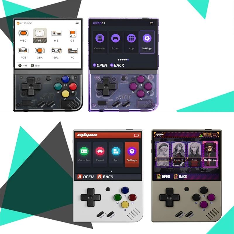 MIYOO Mini Plus tragbare Retro-Spielkonsole 3,5-Zoll-IPS-Bildschirm leichte klassische Videospiele kompakt