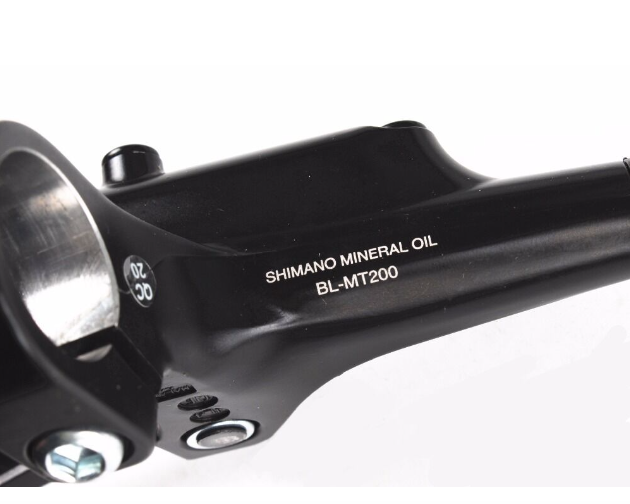 Shimano MT200 Bremse MTB E-Bike Hydraulische Scheibenbremse Überragende Bremskraft Fortschrittliche Technologie Schwarzes Finish