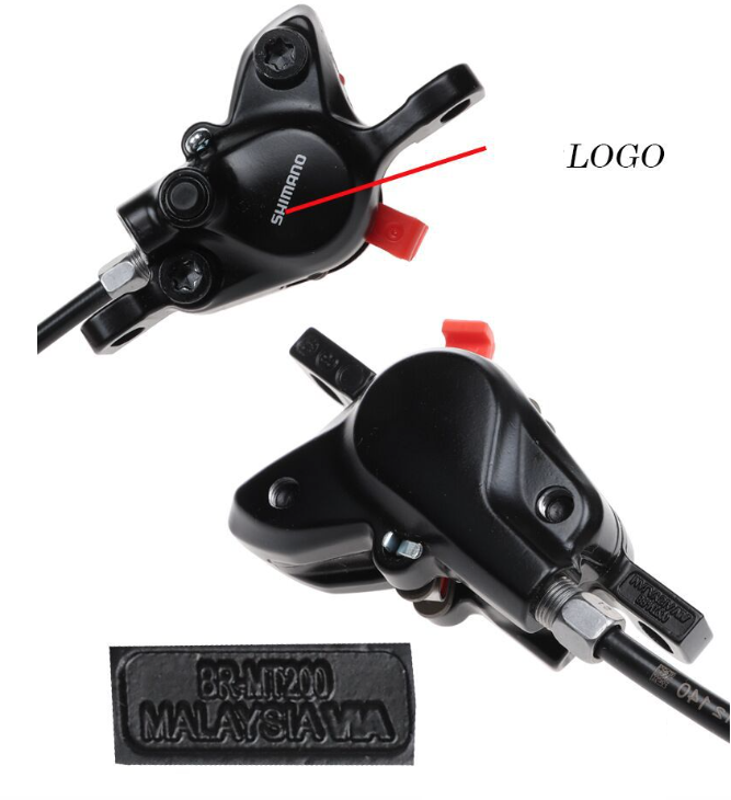 Shimano MT200 Bremse MTB E-Bike Hydraulische Scheibenbremse Überragende Bremskraft Fortschrittliche Technologie Schwarzes Finish