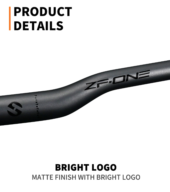 TOSEEK ZF-ONE MTB Carbon Lenker 31.8mm Leicht Matt Schwarz 580mm 760mm Ergonomisches Design Premium Qualität