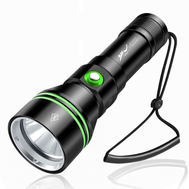 P70 Tauchlampe, Tauchleuchte 5000 Lumen superhelle Blitzlichter, IPX8 wasserdichte Unterwasser-Nachttauchlampe, bis 200 Meter tauchfähiges Licht