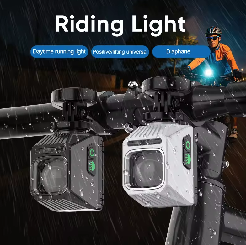 NiteBeam CL1600 Fahrrad-Hängelichter, Scheinwerfer für Nachtfahrten, Fahrrad-Frontlampe, MTB und Straße, blendfreie Taschenlampe, Fahrradzubehör