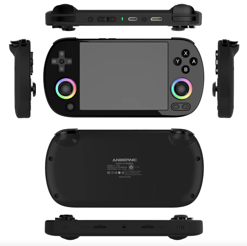 ANBERNIC RG40XX H Handheld-Spielkonsole Linux 64-Bit-System 4,0 Zoll IPS 3200mAh Retro-Videospielkonsole