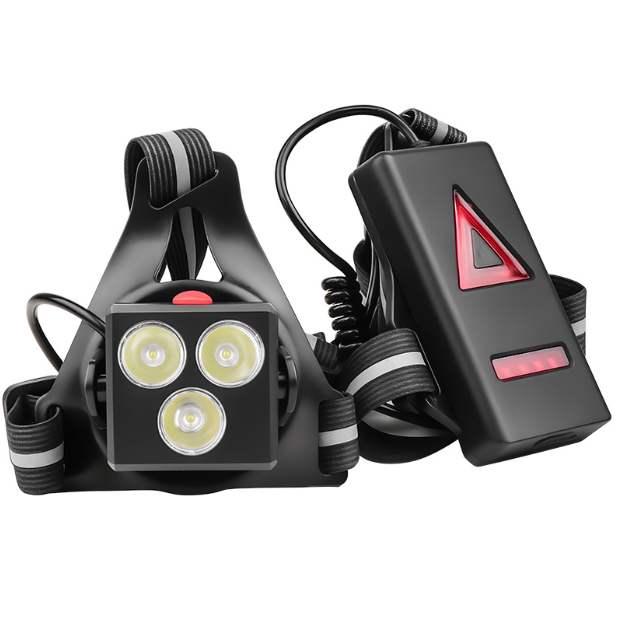 Outdoor Nachtlaufleuchten LED Brustlicht Rückwarnlicht 90° verstellbarer Abstrahlwinkel wasserdicht ultrahelle Sicherheitslampe
