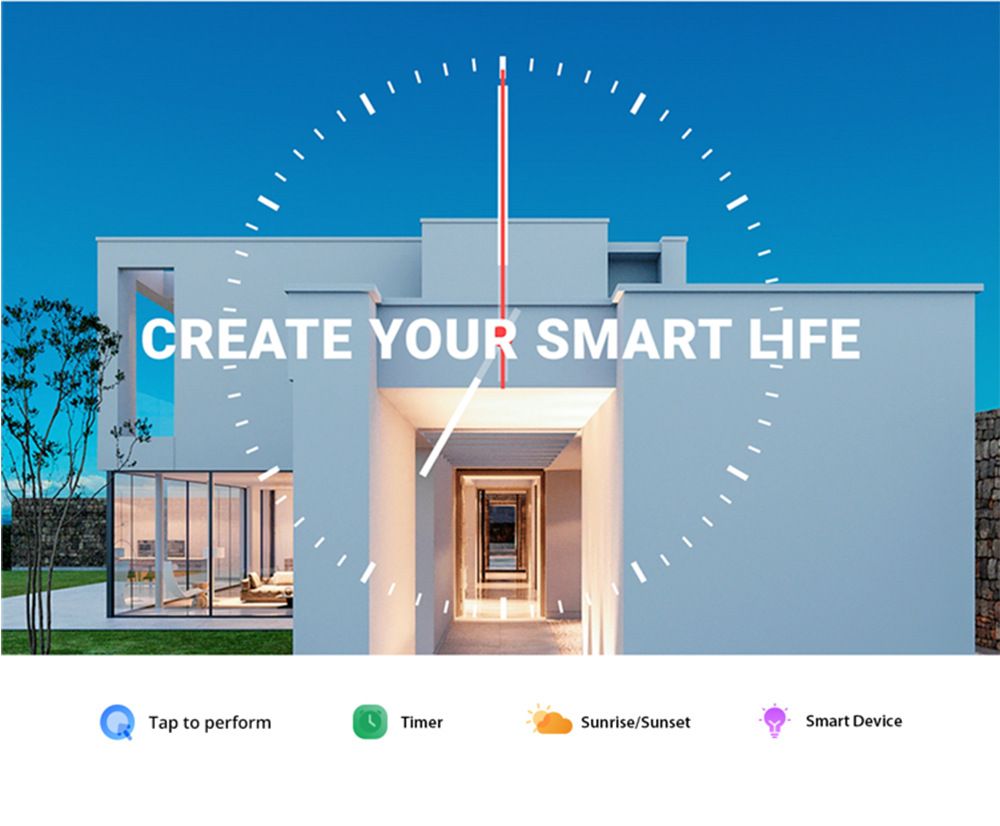 SONOFF Basic R2 Wifi-Schaltmodul mit Sprachsteuerung für Smart Home Beleuchtung, kompatibel mit Alexa und Google