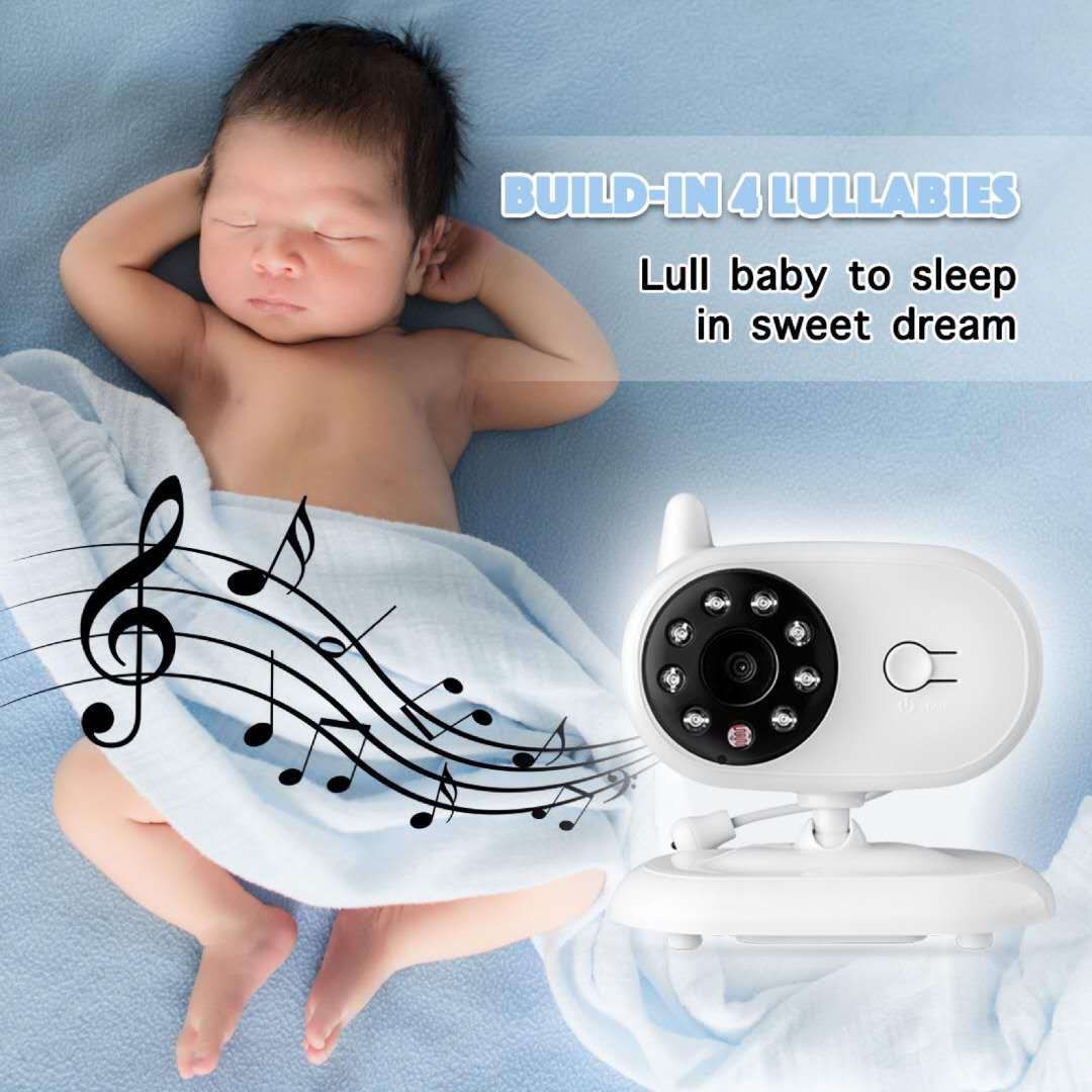 SP850 Kabelloser Video-Baby-Monitor, 3,5 Zoll LCD, Nachtsicht, Zwei-Wege-Audio, Sichere Verbindung für Kindersicherheit