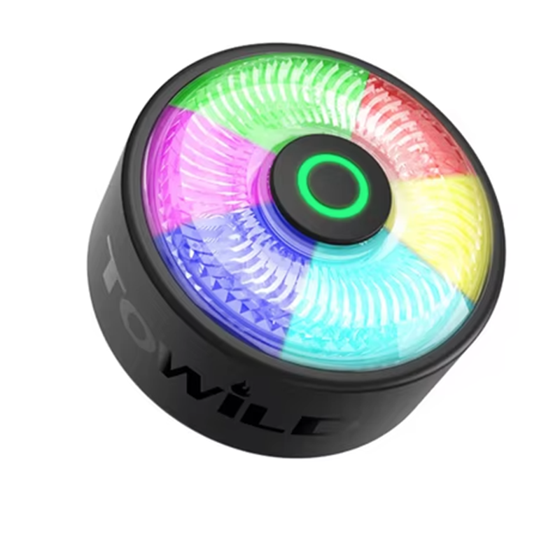 TOWILD TL03Pro LED Fahrrad Rücklicht mit intelligentem Bremssensor, siebenfarbiges Blinklicht, langlebiges Fahrradzubehör