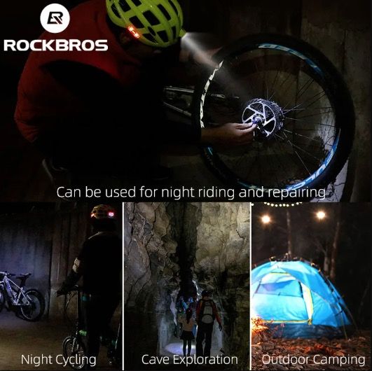 ROCKBROS Leichter Fahrradhelm Ultralight-Helm mit integrierter Sicherheitsbeleuchtung und USB-Ladefunktion für Komfort