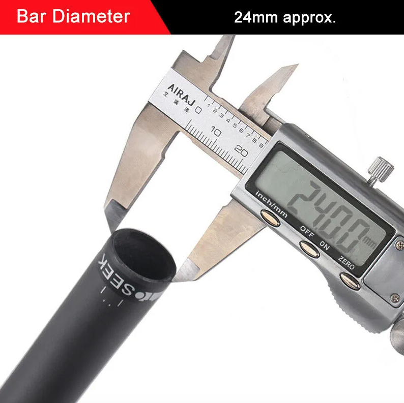 TOSEEK Vollcarbon-Lenker 31,8 mm leichter aerodynamischer Rennradlenker mit anpassbaren Längen