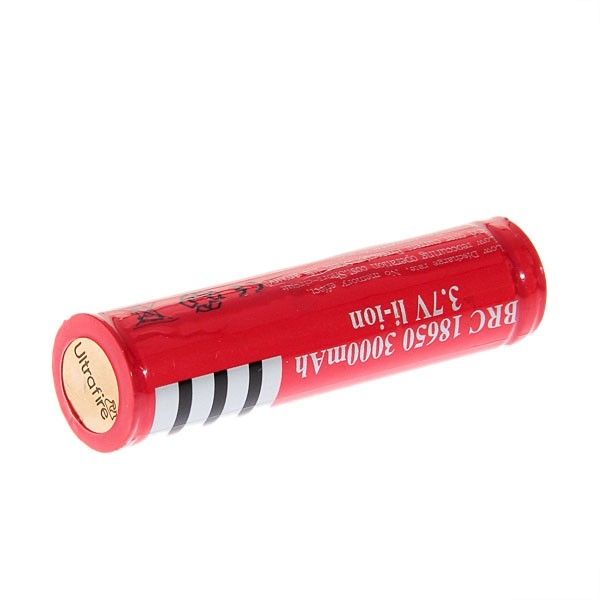 UltraFire 18650 3,7V 3000mAh wiederaufladbarer Akku für Taschenlampen, Vape-Geräte, Hochstromgeräte – umweltfreundlich