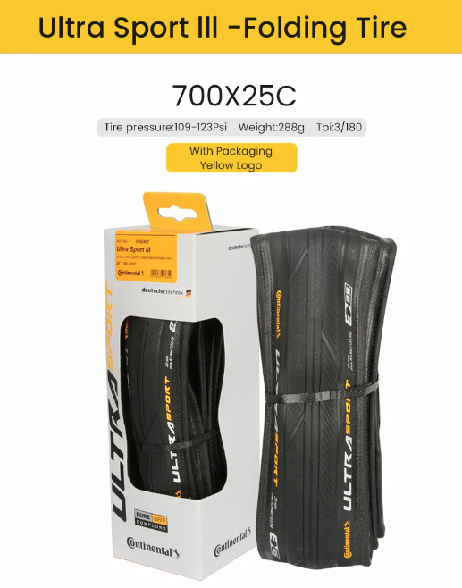 Continental ULTRA SPORT Ⅲ GRAND SPORT RACE Rennradreifen 700x23C/25C/28C Leicht langlebig pannensicher