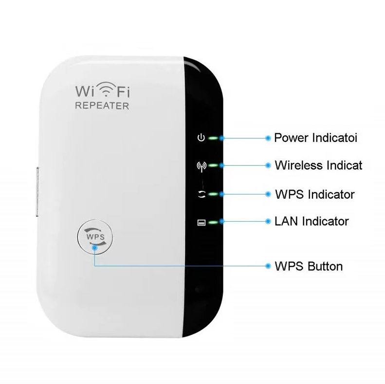 WLAN-Repeater Drahtloser Signalverstärker Erweiterter Netzwerkverstärker Heimrouter Durch die Wand Schlafzimmer Empfangen Bewegen