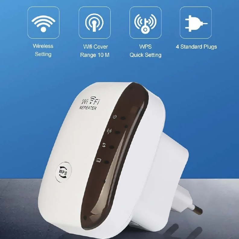 WLAN-Repeater Drahtloser Signalverstärker Erweiterter Netzwerkverstärker Heimrouter Durch die Wand Schlafzimmer Empfangen Bewegen