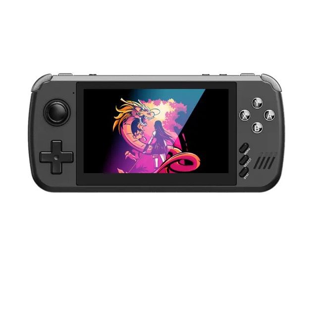 POWKIDDY X39pro Tragbare Videospielkonsole 4,3 Zoll IPS Retro-Gaming mit PS1-Unterstützung und HD-Ausgabe