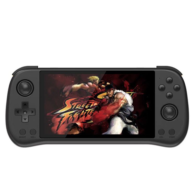 POWKIDDY X55 Handheld-Spielkonsole Retro-Gaming 5,5-Zoll-Bildschirm IPS-Display RK3566 Prozessor Gaming unterwegs