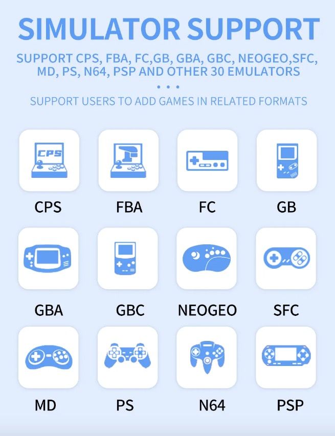 POWKIDDY X55 Handheld-Spielkonsole Retro-Gaming 5,5-Zoll-Bildschirm IPS-Display RK3566 Prozessor Gaming unterwegs